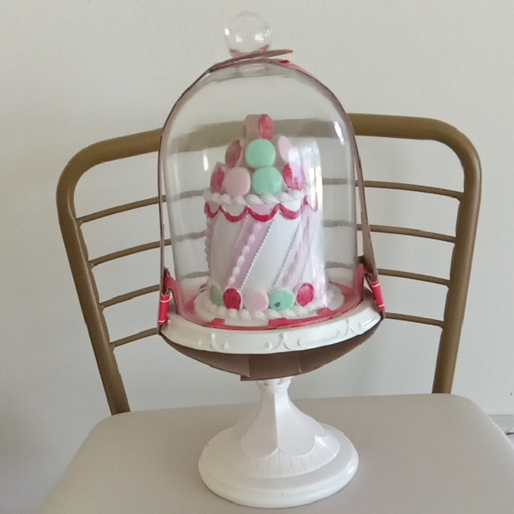 Martha Stewart Pink and Mint Decorative Cake Display